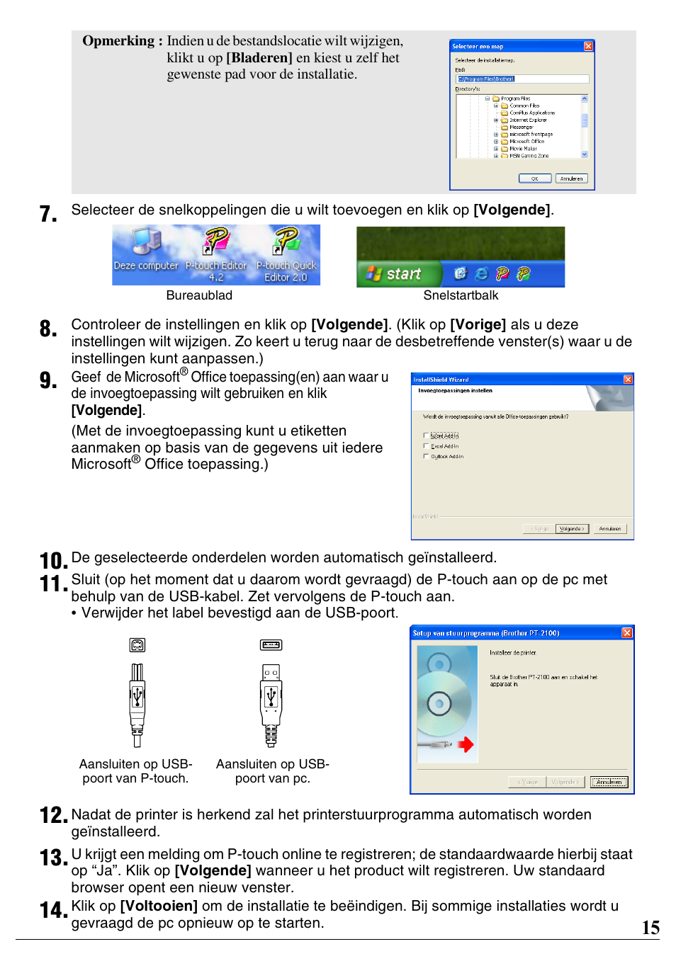 Brother PT-2100 User Manual | Page 16 / 46