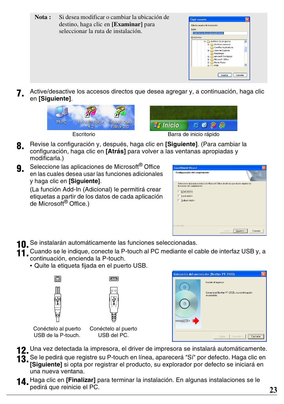 Brother PT-2100 User Manual | Page 24 / 46