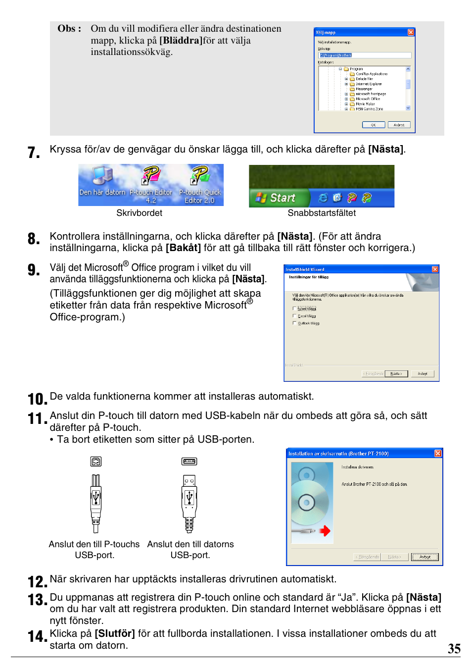 Brother PT-2100 User Manual | Page 36 / 46