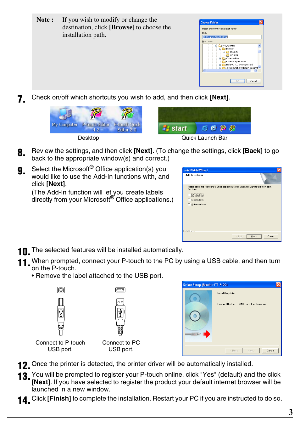 Brother PT-2100 User Manual | Page 4 / 46