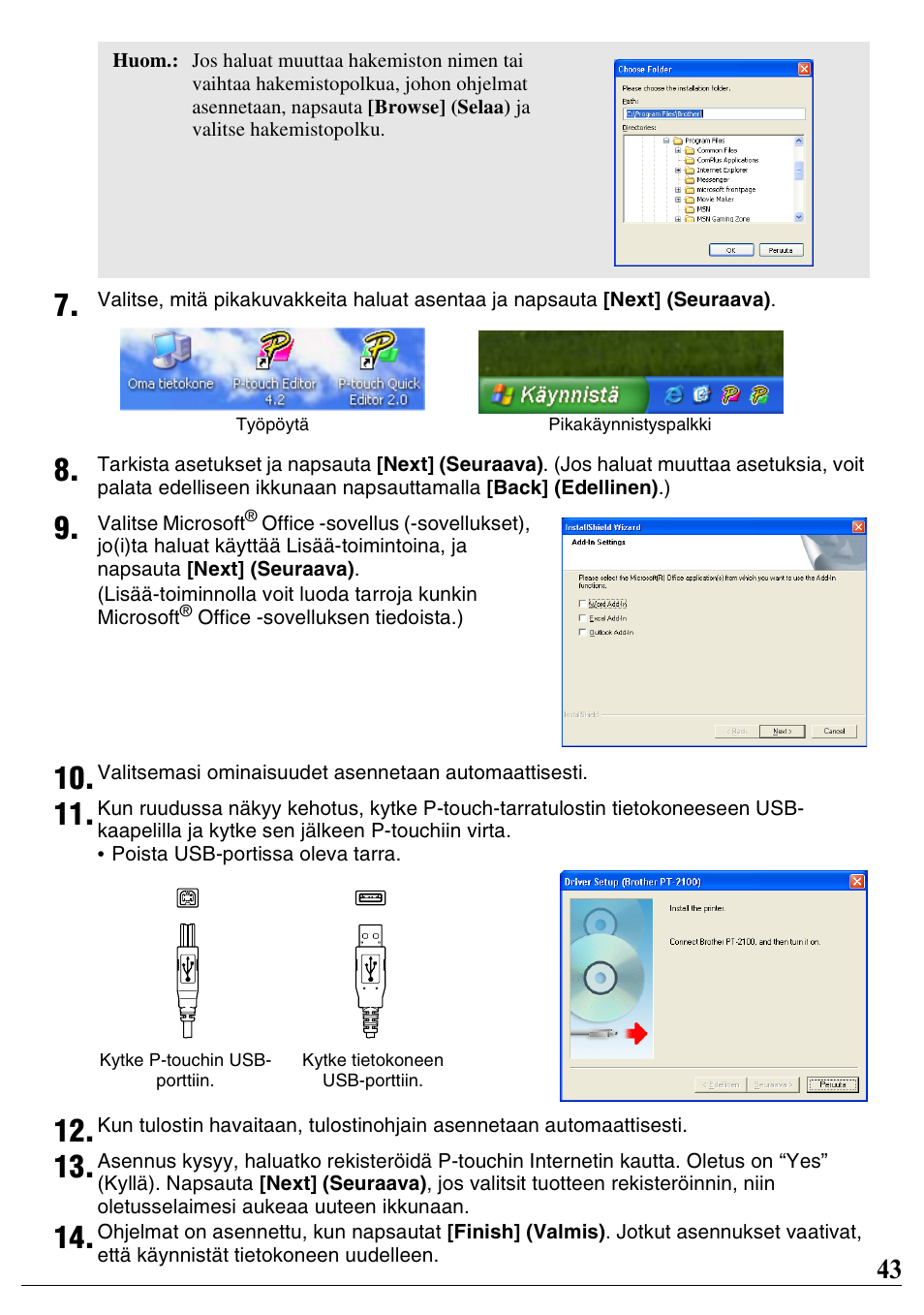 Brother PT-2100 User Manual | Page 44 / 46