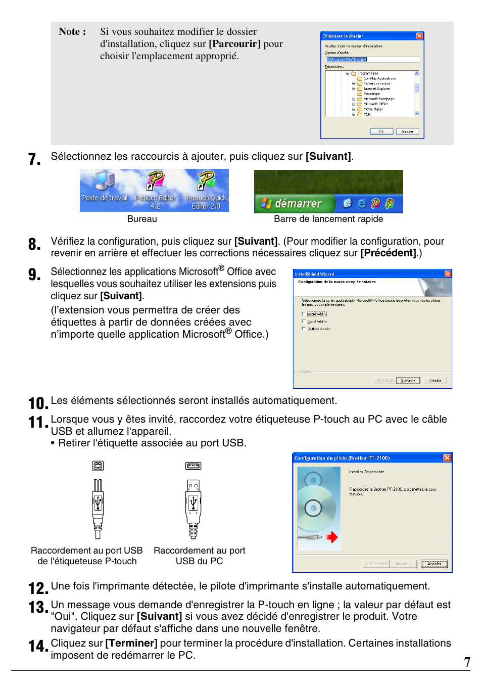 Brother PT-2100 User Manual | Page 8 / 46