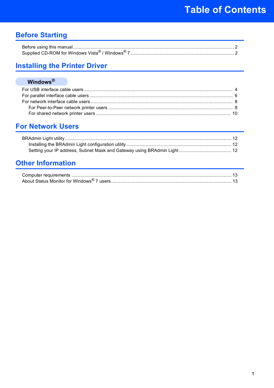 Brother HL 2040 User Manual | Page 3 / 17