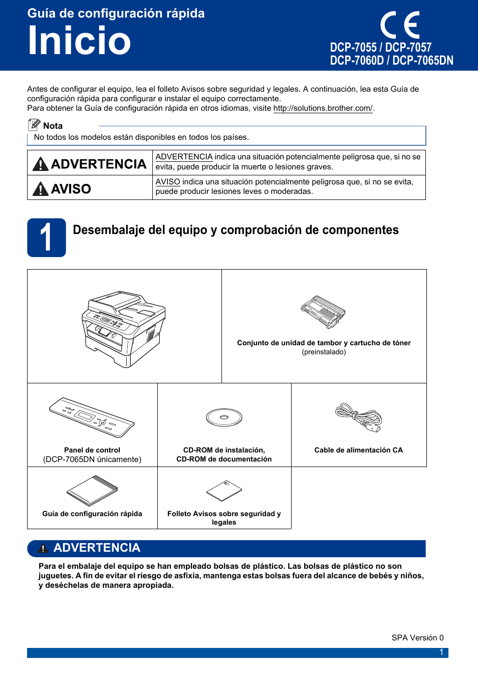 Brother DCP-7055 User Manual | 20 pages