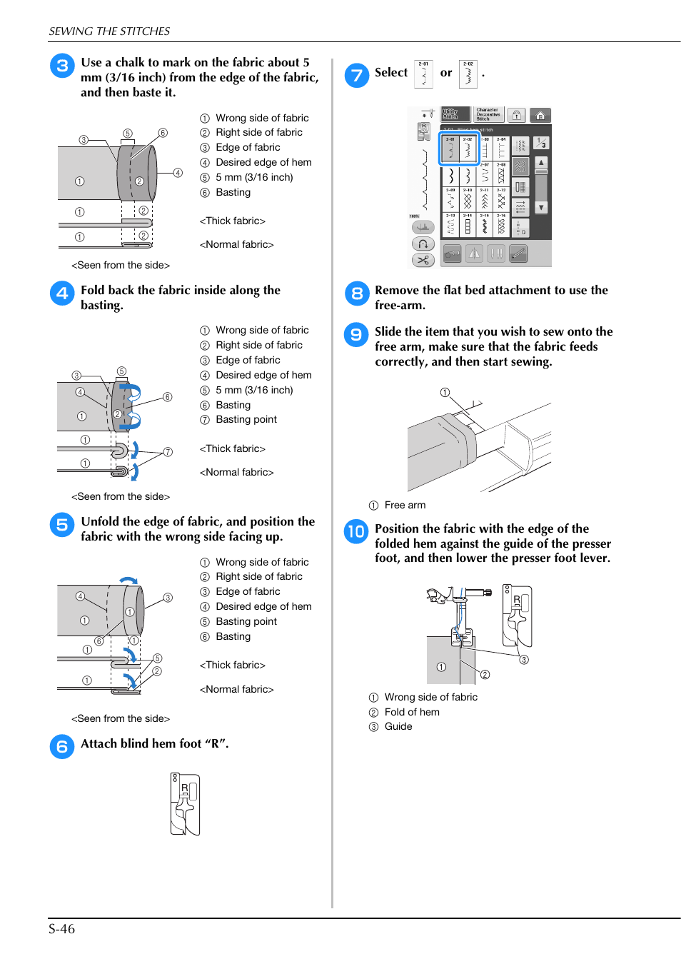 S-46 | Brother Innov-is V5 User Manual | Page 114 / 312