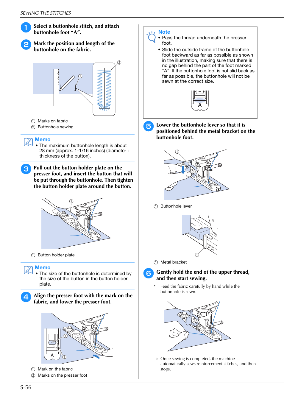 S-56 | Brother Innov-is V5 User Manual | Page 124 / 312
