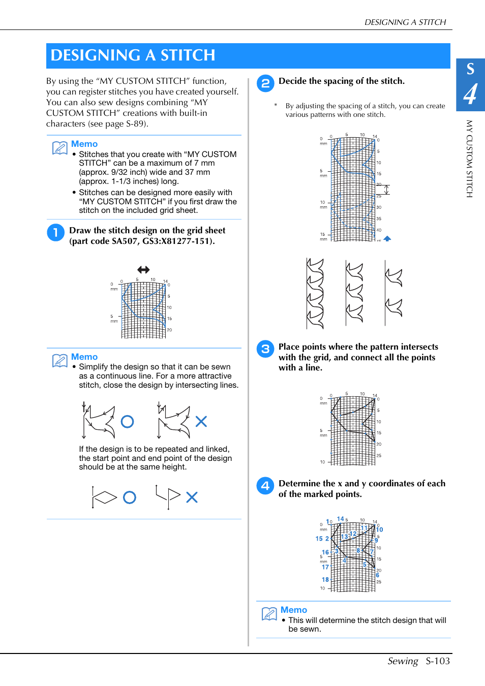 Designing a stitch | Brother Innov-is V5 User Manual | Page 171 / 312