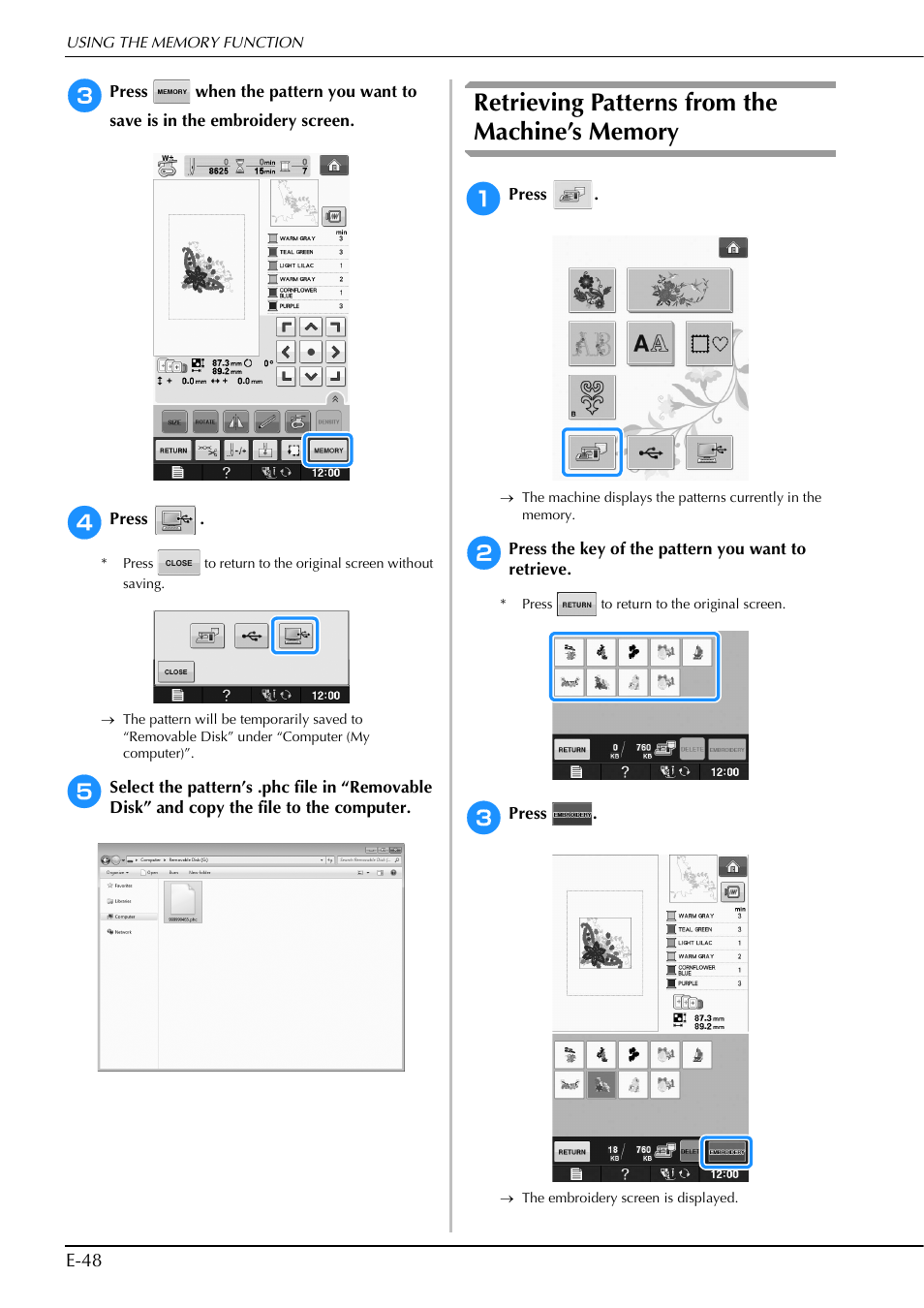 Brother Innov-is V5 User Manual | Page 228 / 312
