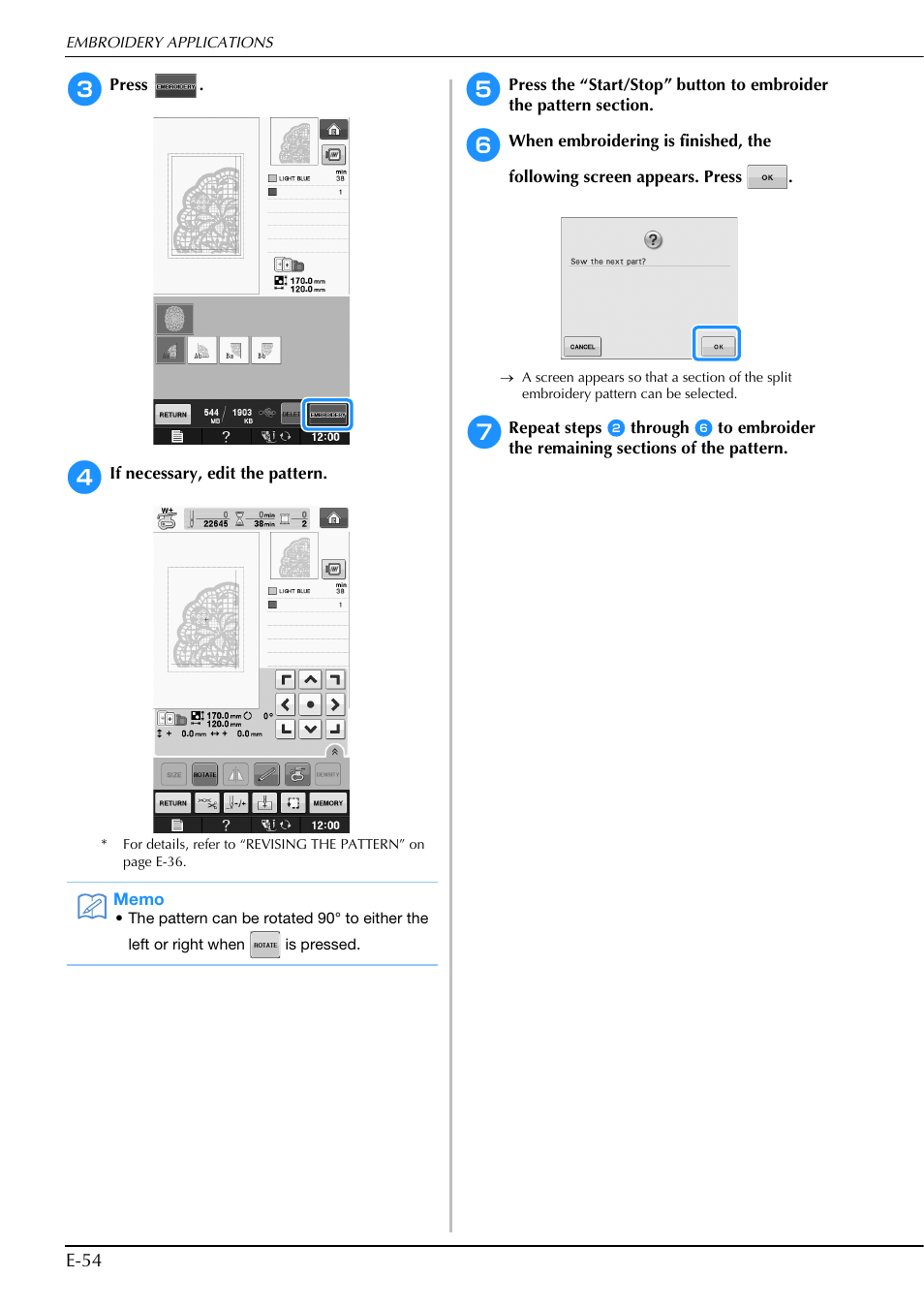 E-54 | Brother Innov-is V5 User Manual | Page 234 / 312