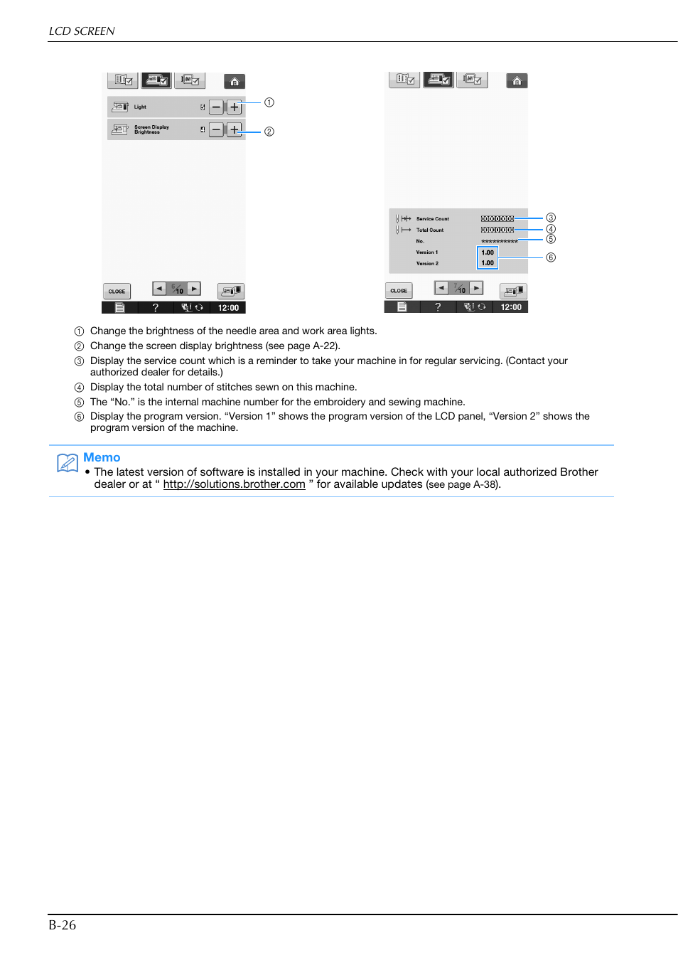 B-26 | Brother Innov-is V5 User Manual | Page 28 / 312