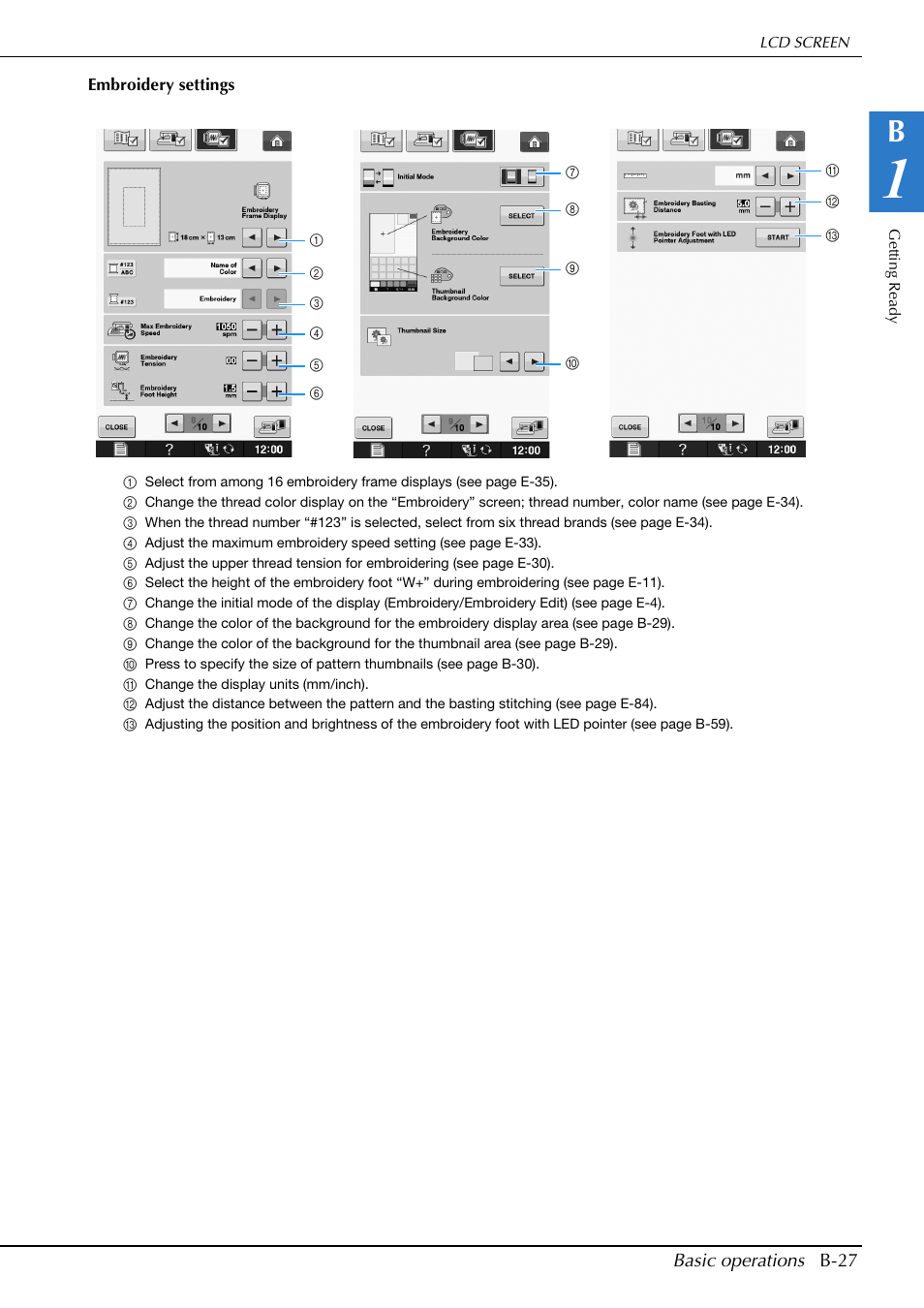 Brother Innov-is V5 User Manual | Page 29 / 312