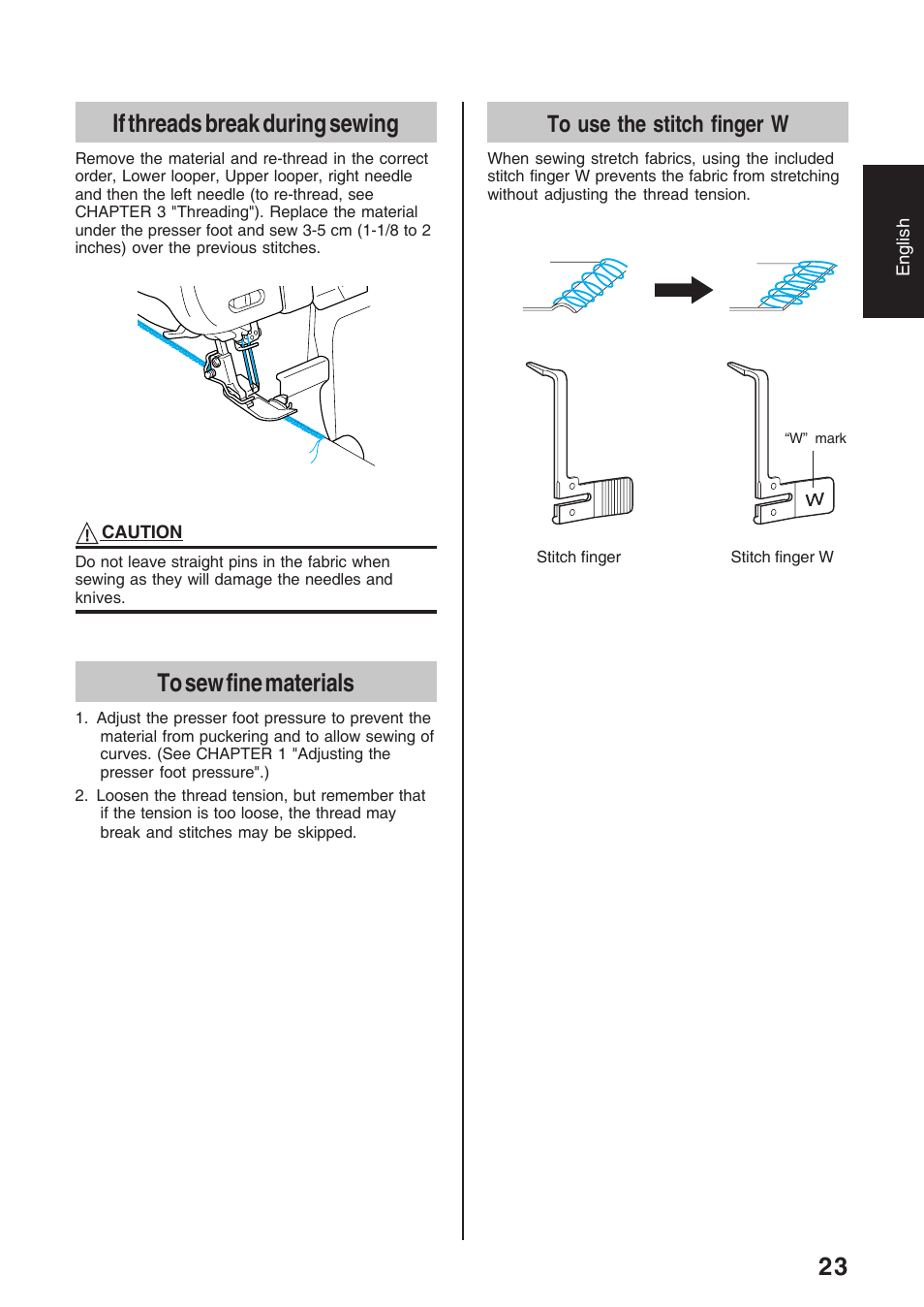 If threads break during sewing | Brother 4234D User Manual | Page 27 / 80