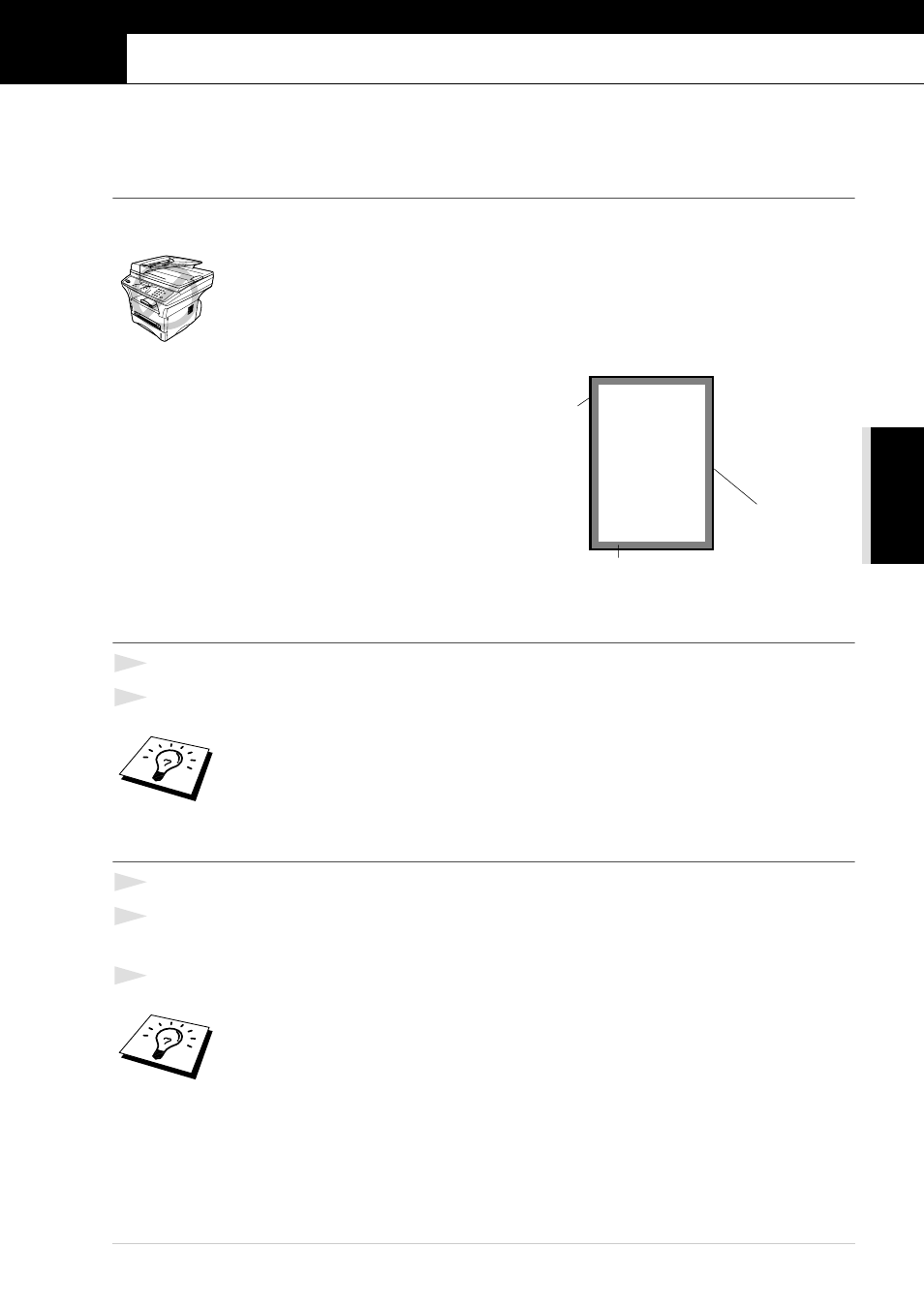 2 making copies, Basic copy operations, Using the machine as a copier | Making a single copy, Making multiple copies (using the adf), Chapter 2, Making copies | Brother MFC-9760 User Manual | Page 19 / 109