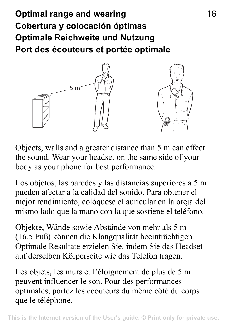 Sony Ericsson Stereo-Bluetooth-Headset HBH-DS220(DS220) User Manual | Page 16 / 36