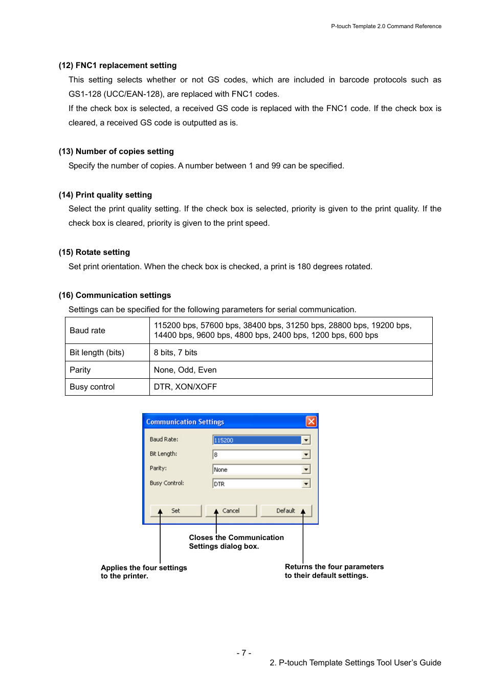 Brother TD-2120N User Manual | Page 13 / 115