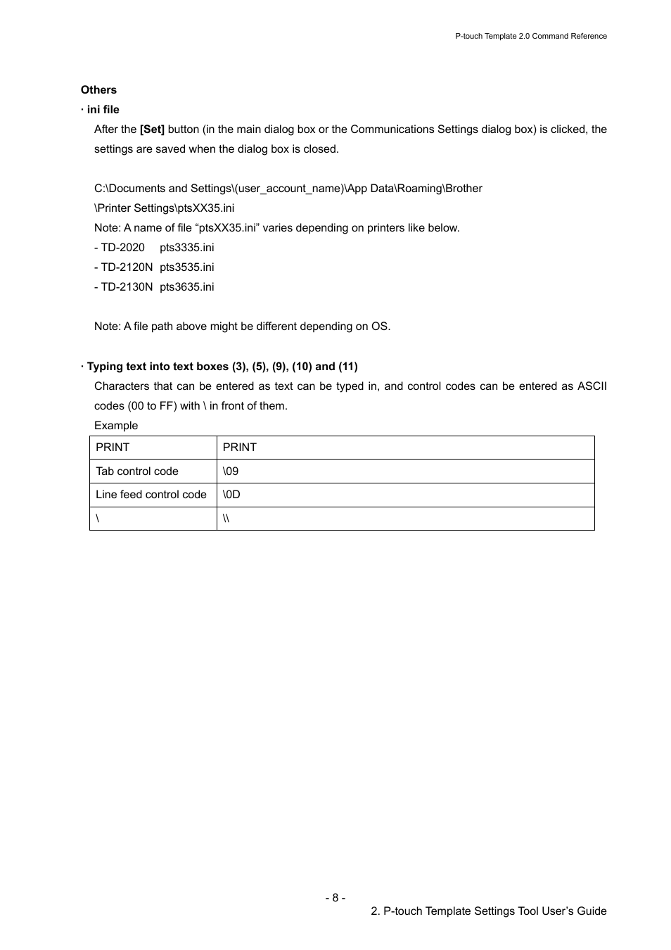 Brother TD-2120N User Manual | Page 14 / 115
