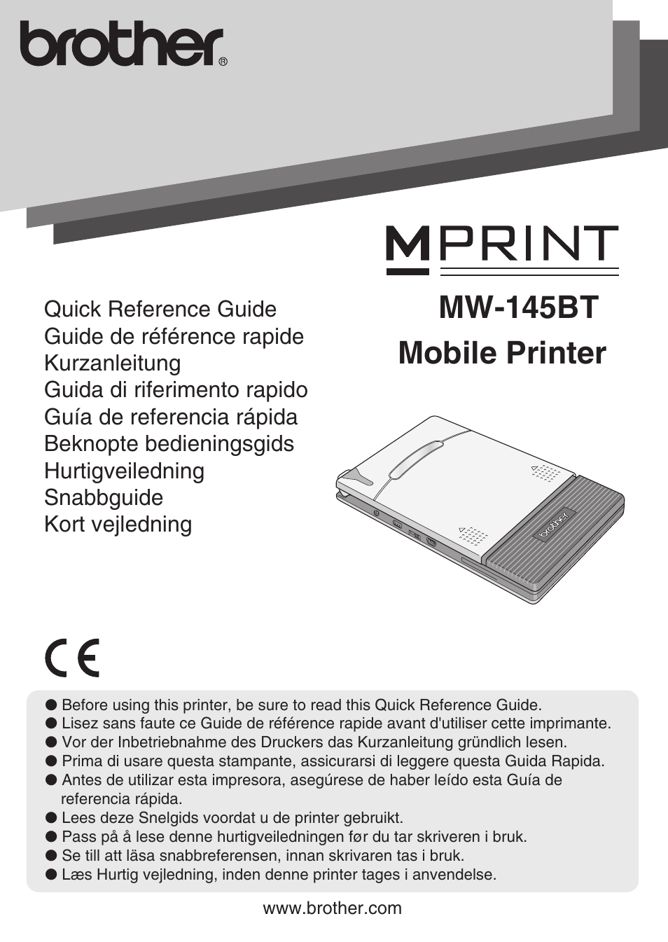 Brother MW-145BT User Manual | 92 pages