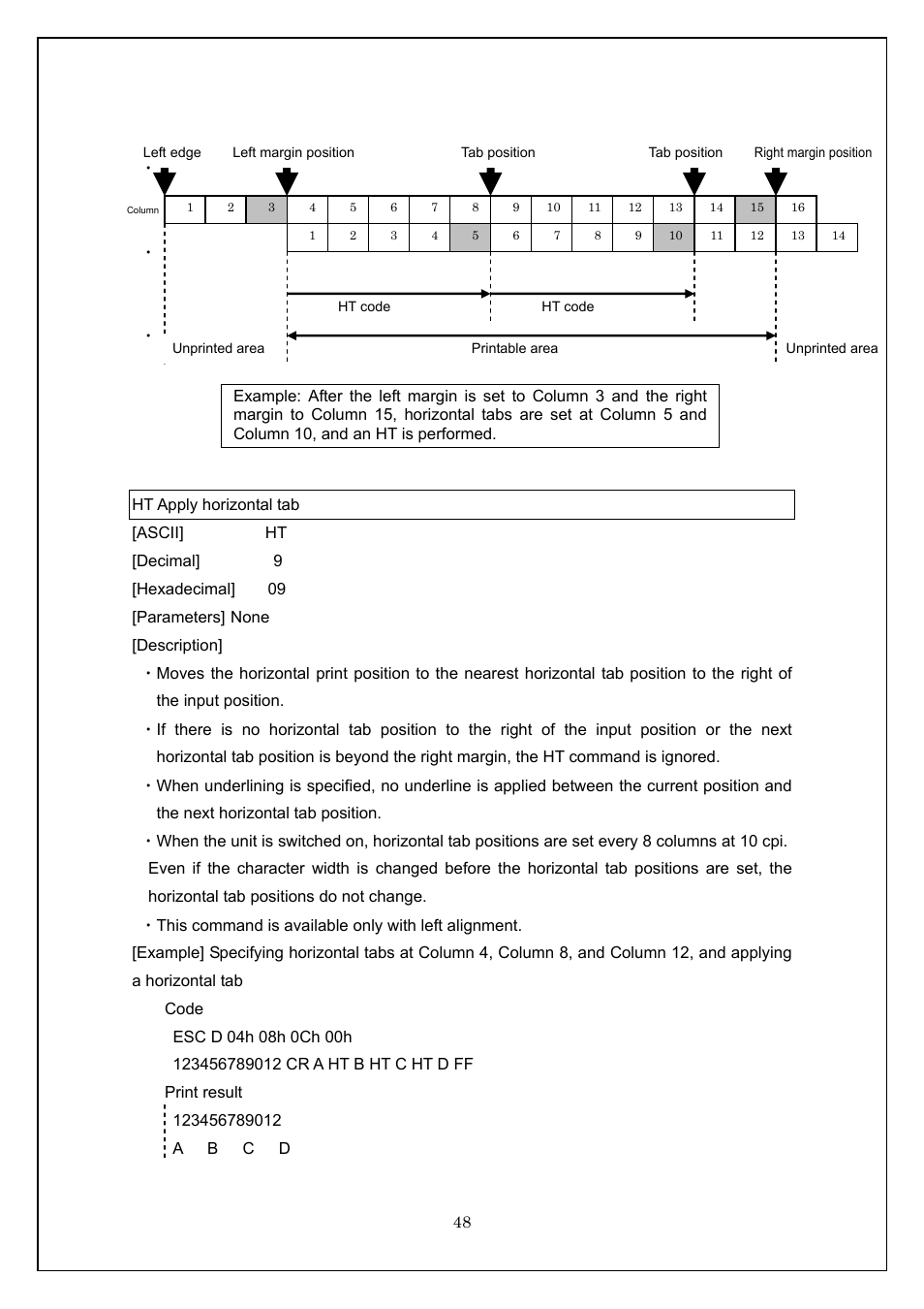 Ht apply horizontal tab | Brother TD-4100N User Manual | Page 48 / 115