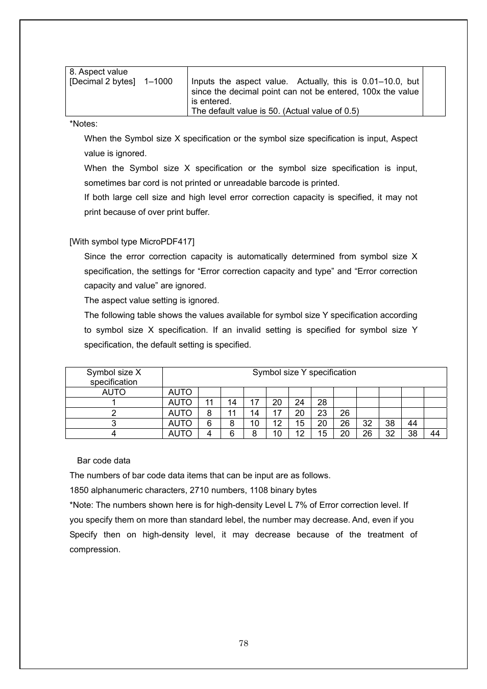 Brother TD-4100N User Manual | Page 78 / 115