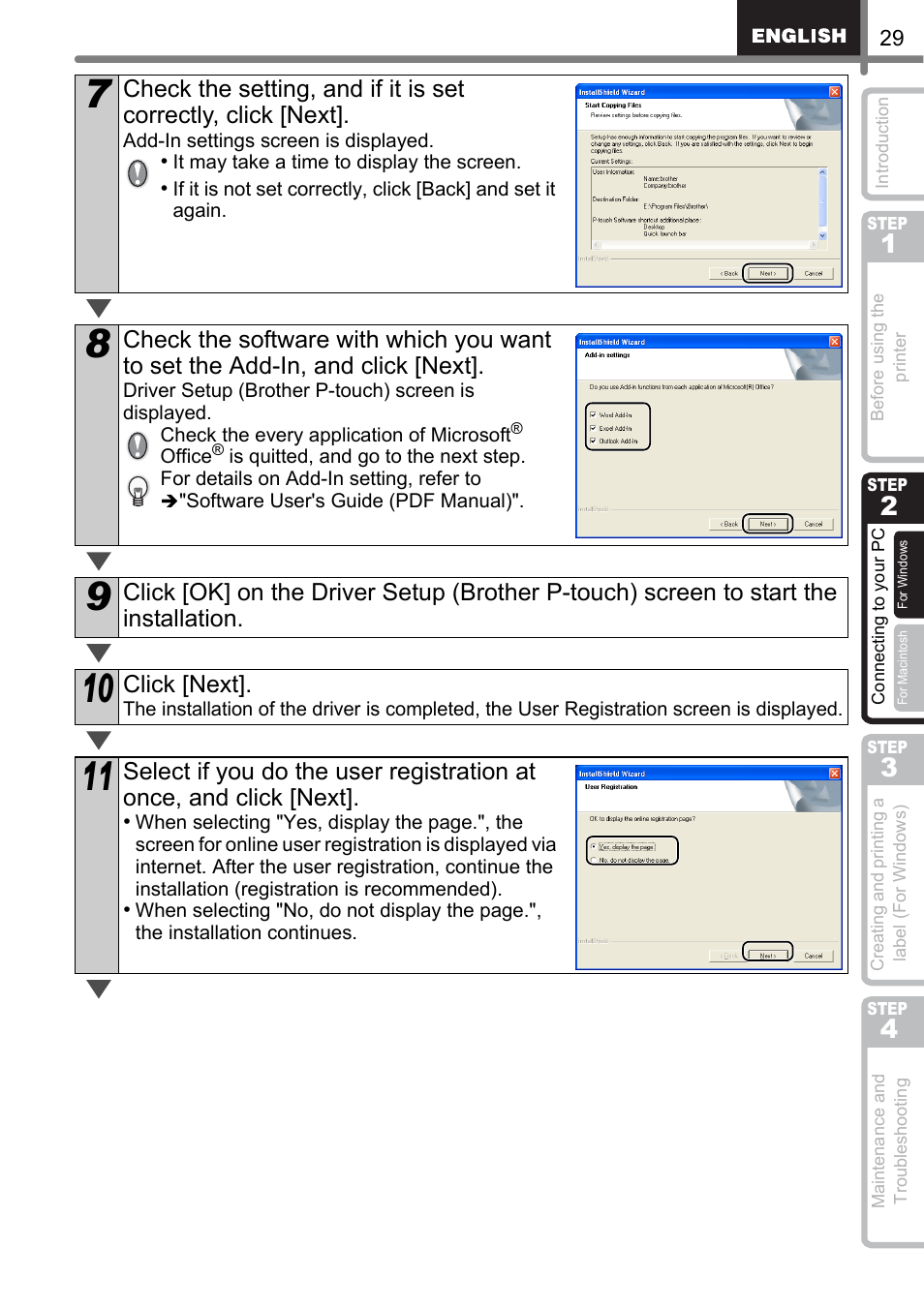 Brother QL-500 User Manual | Page 29 / 118