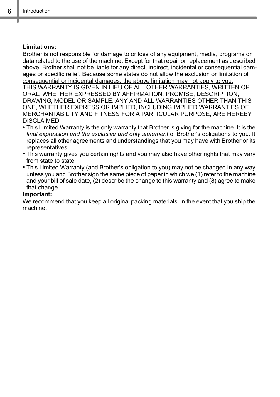 Brother QL-500 User Manual | Page 6 / 118
