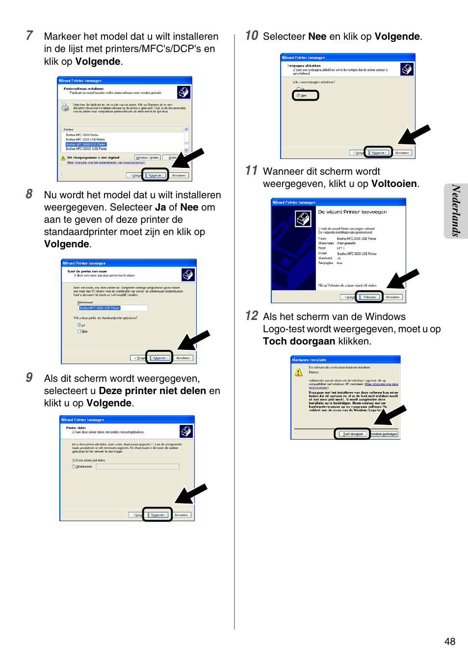 English | Brother NC-2200W User Manual | Page 49 / 159