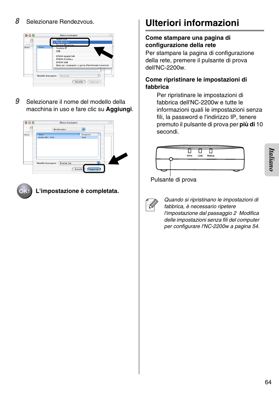 Ulteriori informazioni, English | Brother NC-2200W User Manual | Page 65 / 159