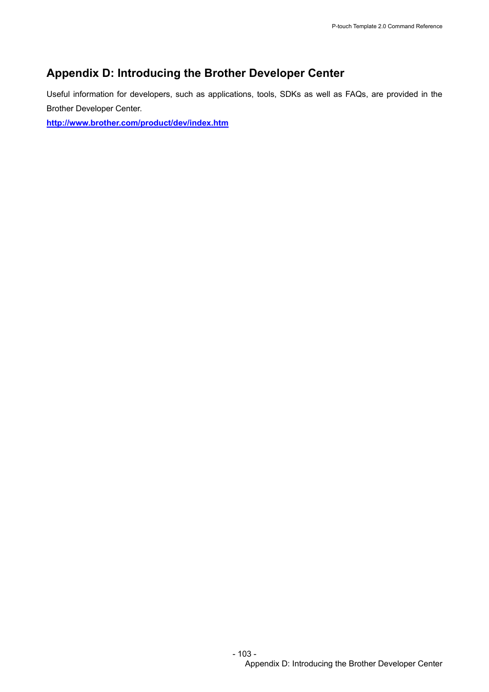 Brother RJ-4030 User Manual | Page 109 / 110