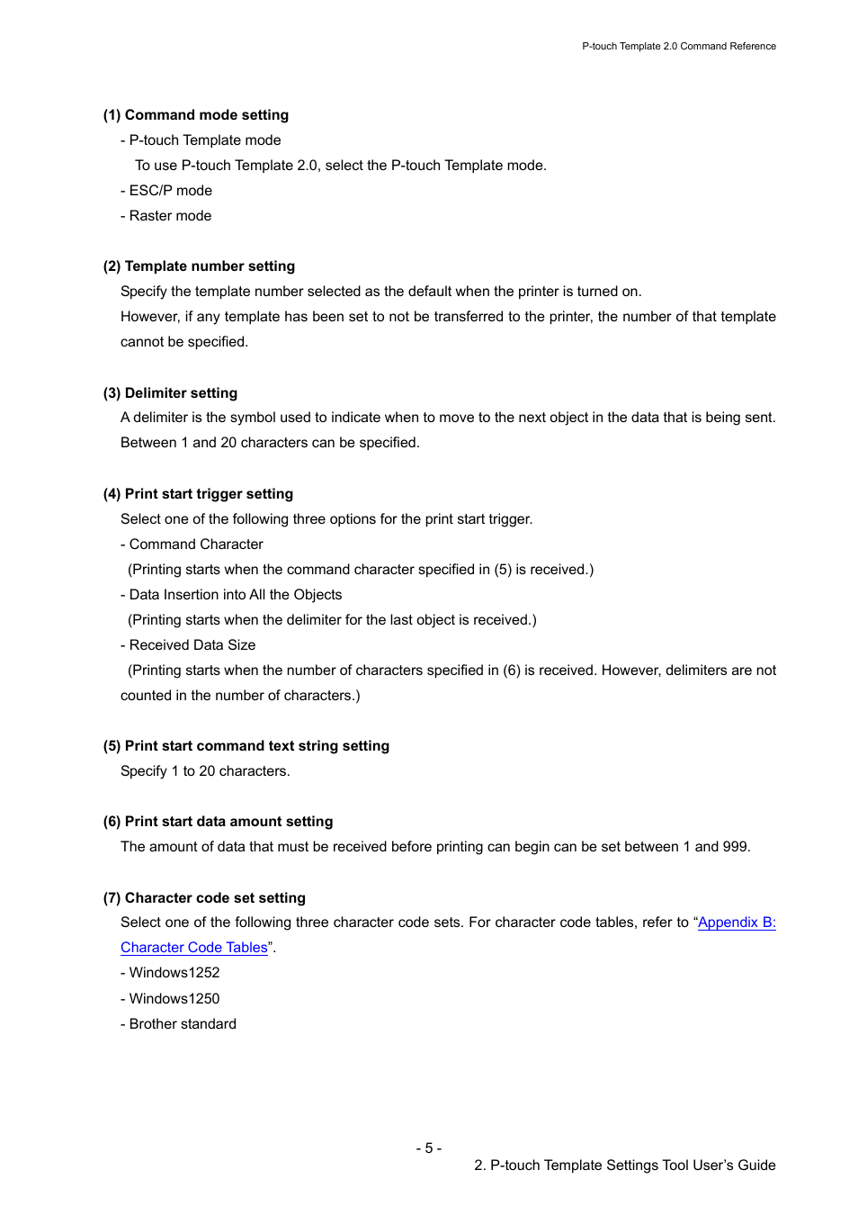 Brother RJ-4030 User Manual | Page 11 / 110