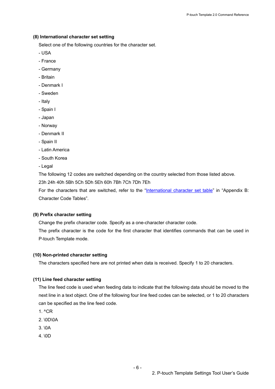 Brother RJ-4030 User Manual | Page 12 / 110