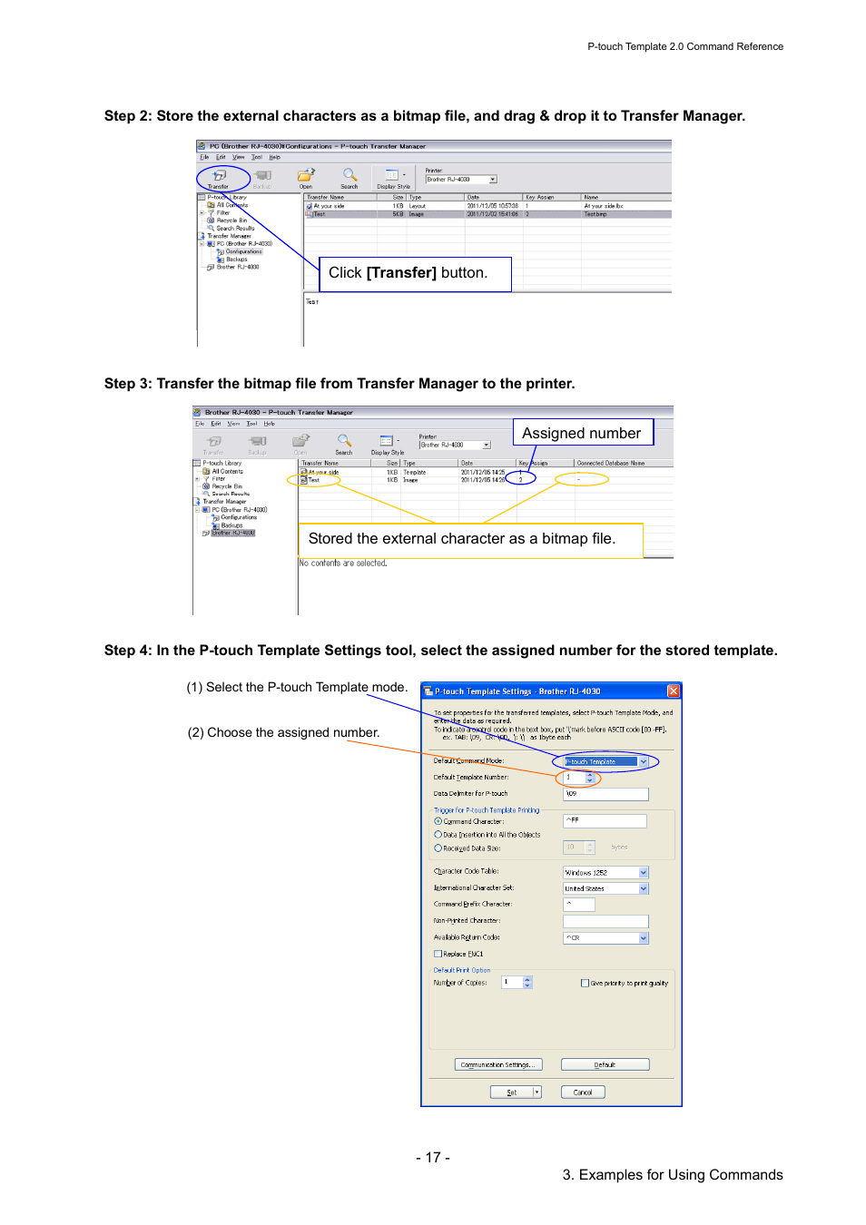 Brother RJ-4030 User Manual | Page 23 / 110