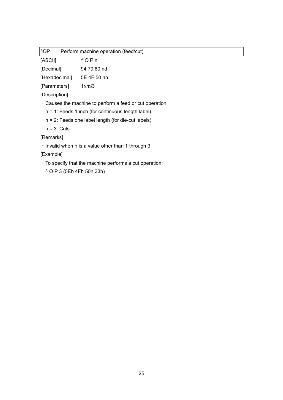 Op perform machine operation (feed/cut), Perform machine operation (feed/cut) | Brother TD-4100N User Manual | Page 45 / 88