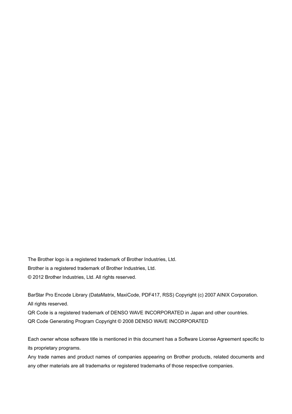 Brother QL-720NW User Manual | Page 2 / 96