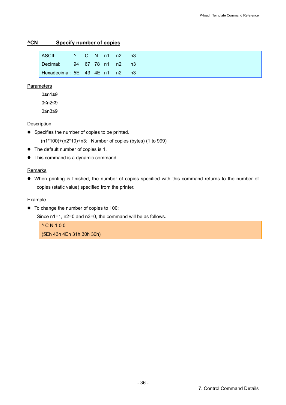 Cn specify number of copies, Specify number of copies | Brother QL-720NW User Manual | Page 41 / 96
