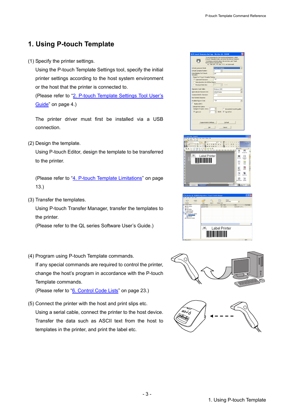Using p-touch template | Brother QL-720NW User Manual | Page 8 / 96