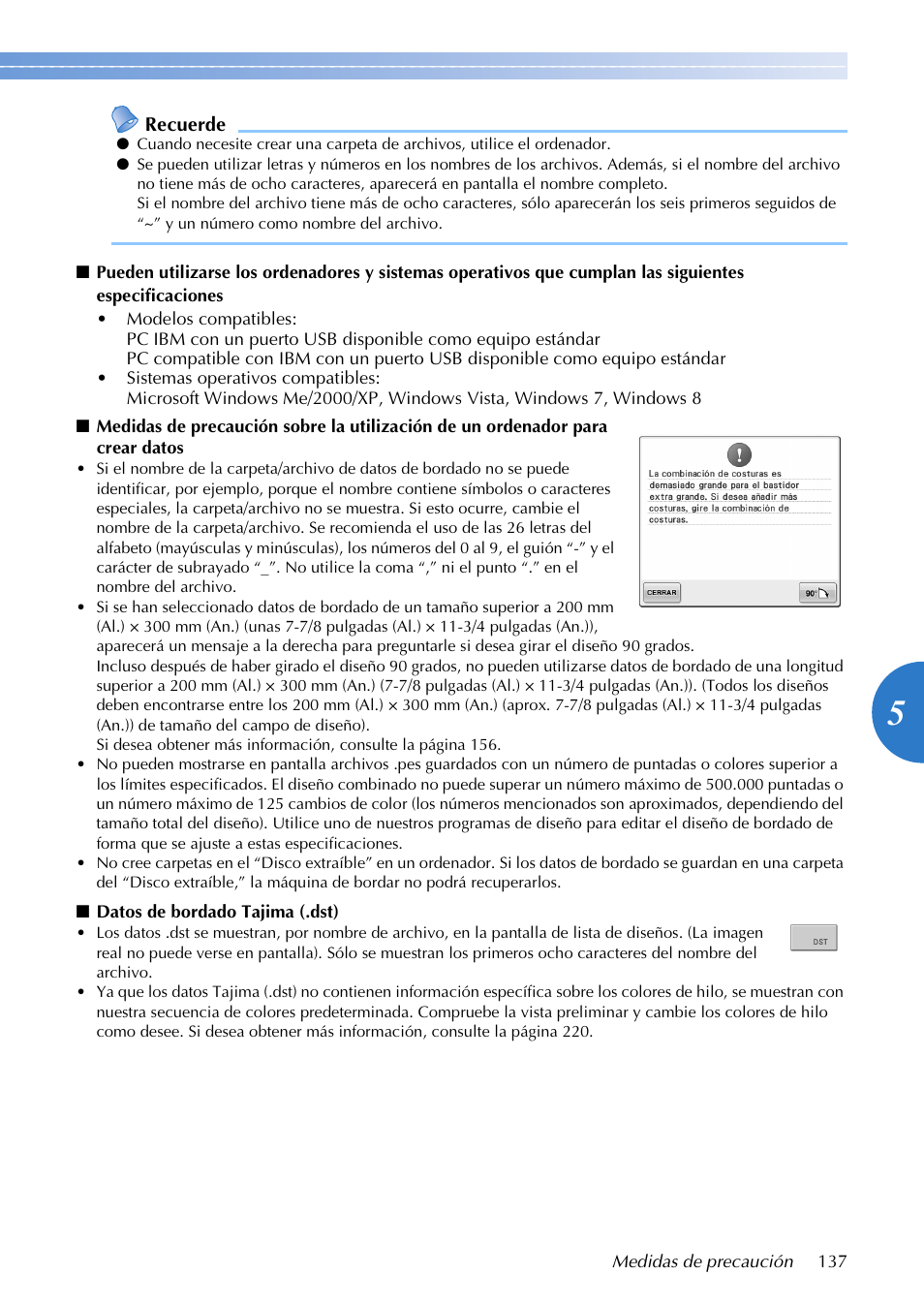 Brother PR655 User Manual | Page 139 / 280
