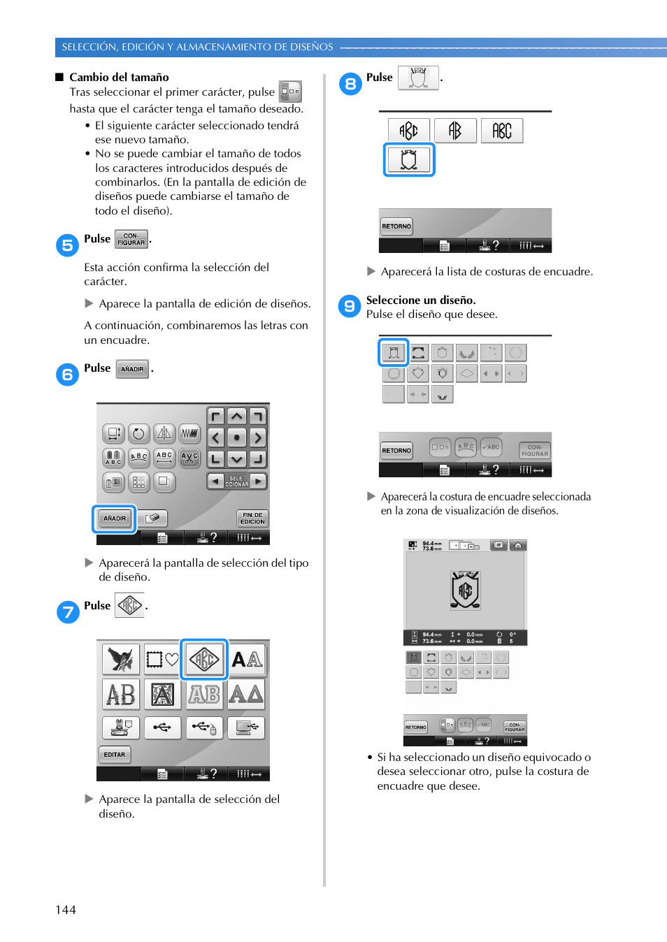 Brother PR655 User Manual | Page 146 / 280