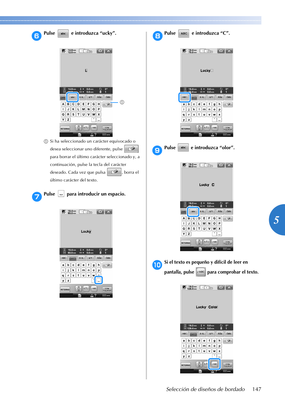 Brother PR655 User Manual | Page 149 / 280