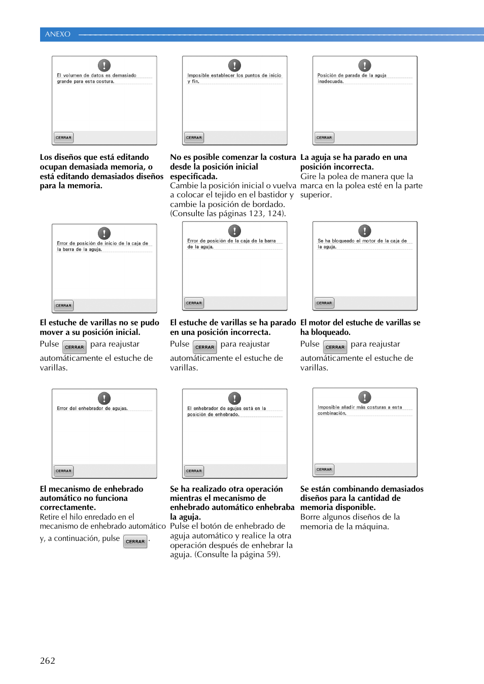 Brother PR655 User Manual | Page 264 / 280