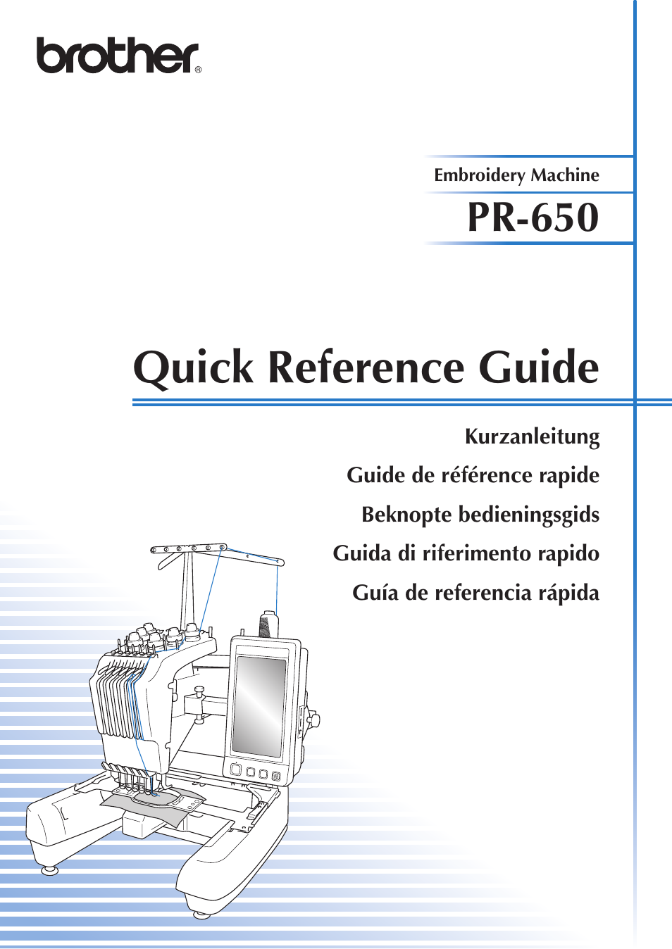 Brother PR-650 User Manual | 40 pages