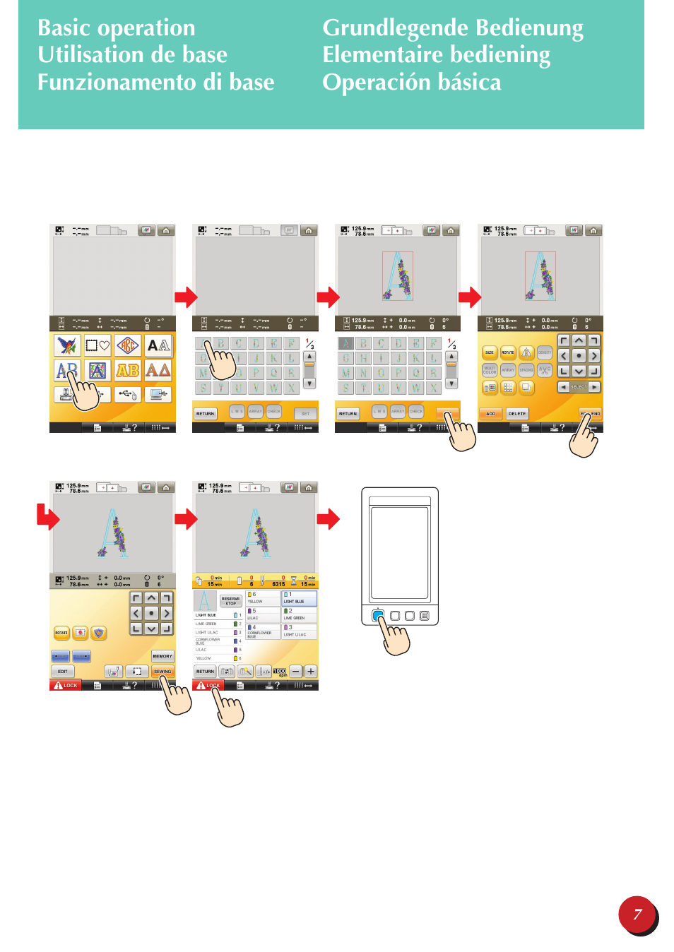 Brother PR-650 User Manual | Page 9 / 40