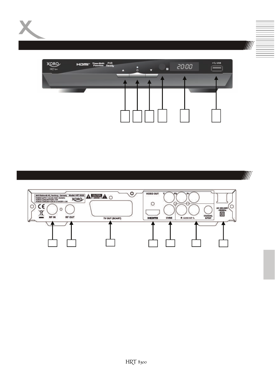 Funciones | Xoro HRT 8300 User Manual | Page 129 / 162