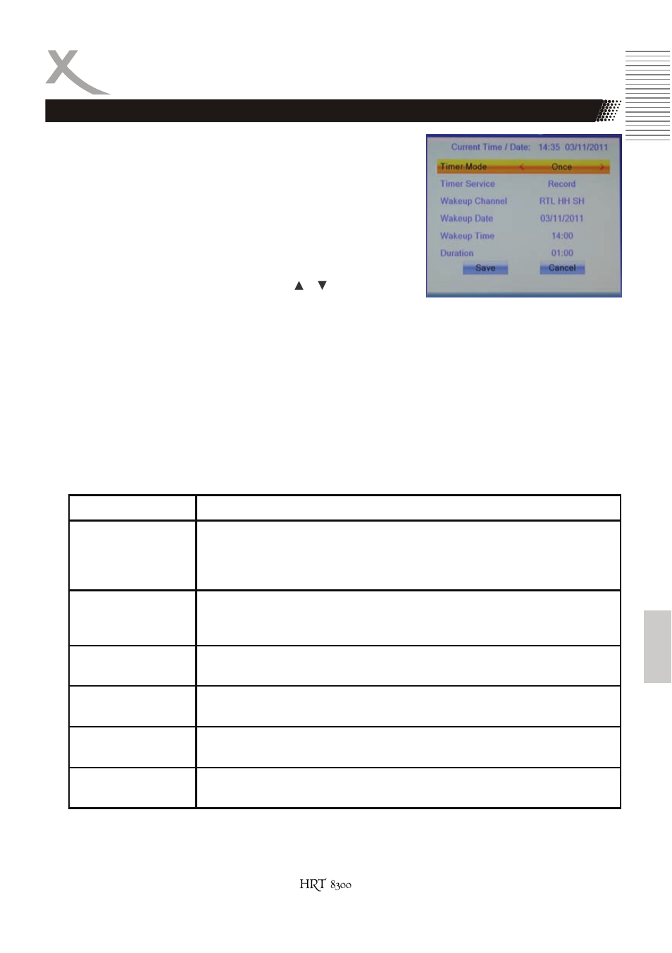 Grabación | Xoro HRT 8300 User Manual | Page 139 / 162