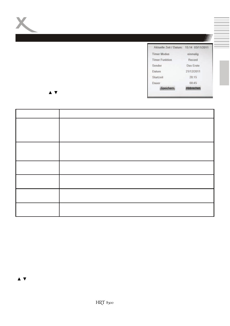 Rekorder | Xoro HRT 8300 User Manual | Page 19 / 162