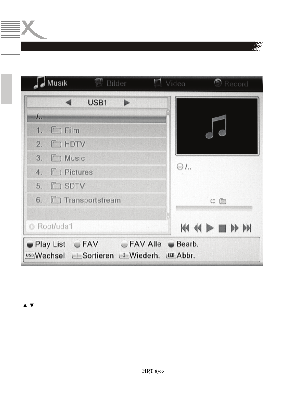 Usb media player | Xoro HRT 8300 User Manual | Page 22 / 162
