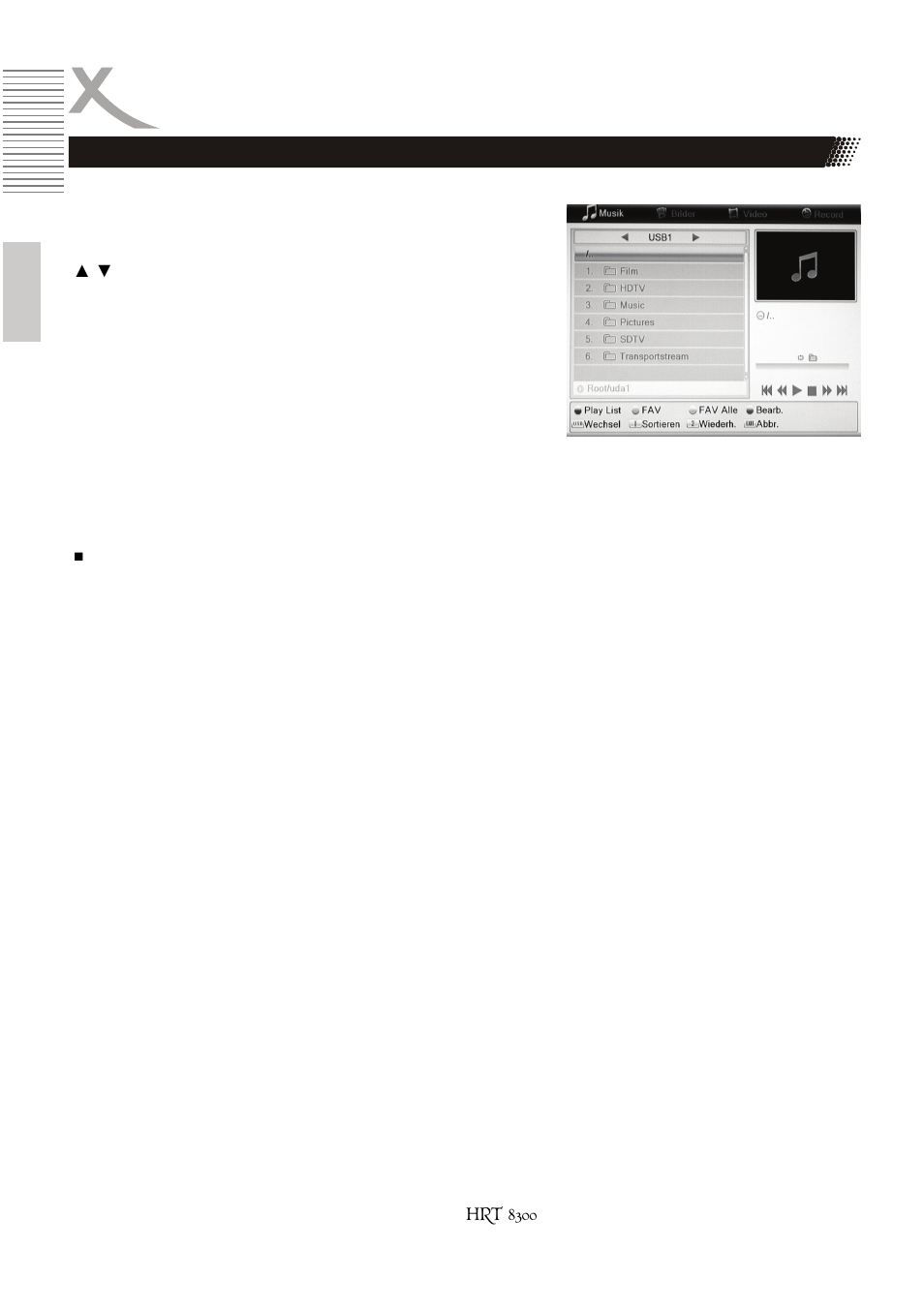 Usb media player | Xoro HRT 8300 User Manual | Page 24 / 162