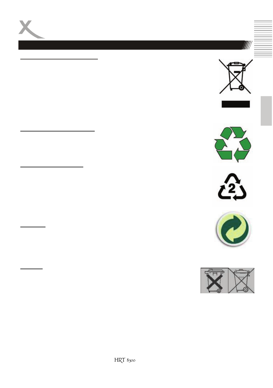 Recycling | Xoro HRT 8300 User Manual | Page 47 / 162