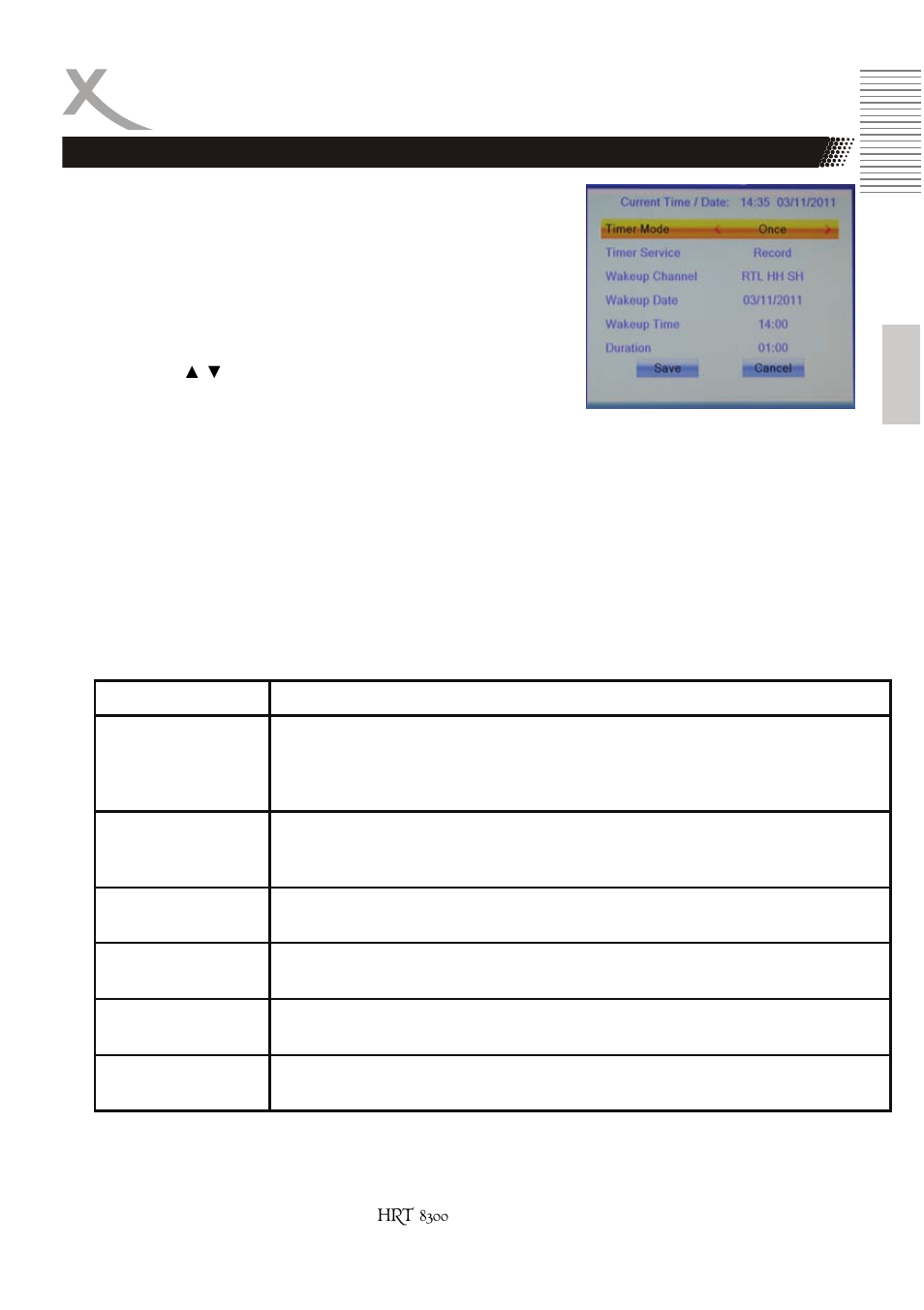 Recorder | Xoro HRT 8300 User Manual | Page 59 / 162