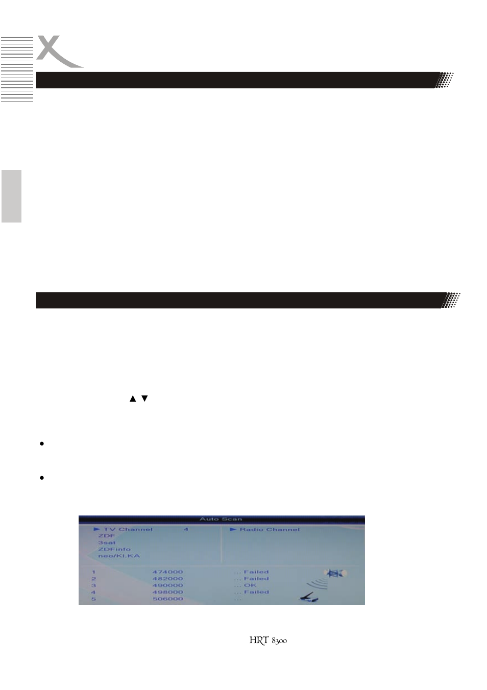 Settings | Xoro HRT 8300 User Manual | Page 70 / 162