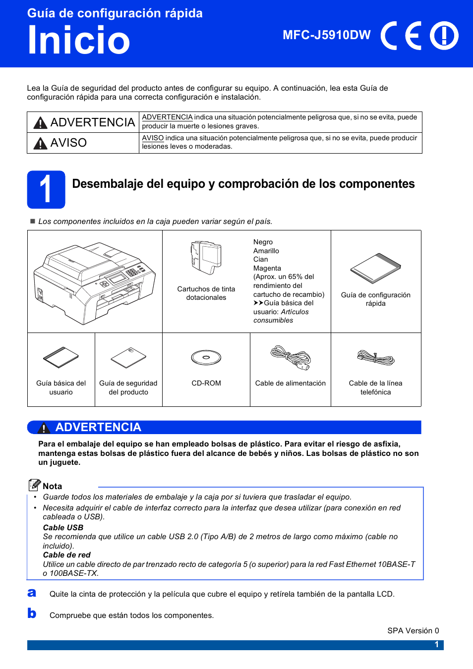 Brother MFC J5910DW User Manual | 42 pages